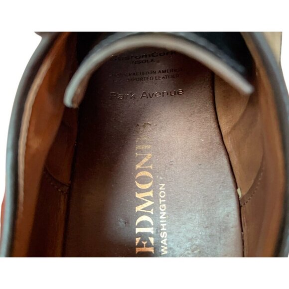 Allen Edmonds Park Avenue Black Leather Cap Toe Oxford Shoes Men Size 10 2E Wide main image 7